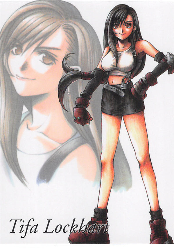 Final Fantasy Art Museum Trading Card - 1-003-2 Normal Art Museum Final Fantasy VII Anniversary Digital Plus: Tifa Lockhart (Variant) (Tifa Lockhart) - Cherden's Doujinshi Shop - 1