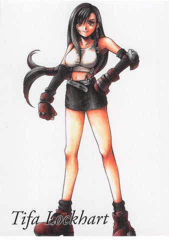 Final Fantasy Art Museum Trading Card - 1-003 Normal Art Museum Final Fantasy VII Anniversary Digital Plus: Tifa Lockhart (Tifa Lockhart) - Cherden's Doujinshi Shop - 1