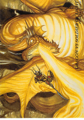 Final Fantasy Art Museum Trading Card - #004 Normal Art Museum Dragon vs Soldier of Light (Final Fantasy I) (Warrior of Light) - Cherden's Doujinshi Shop - 1