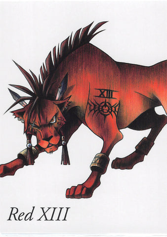 Final Fantasy Art Museum Trading Card - 1-005 Normal Art Museum Final Fantasy VII Anniversary Digital Plus: Red XIII (Red XIII) - Cherden's Doujinshi Shop - 1