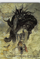 Final Fantasy Art Museum Trading Card - #011 Normal Art Museum Gigas in the Sea of Clouds (Final Fantasy I) (Gigas) - Cherden's Doujinshi Shop - 1