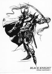 Final Fantasy Art Museum Trading Card - #013 Normal Art Museum Black Knight (Final Fantasy I) (Black Knight (Final Fantasy)) - Cherden's Doujinshi Shop - 1