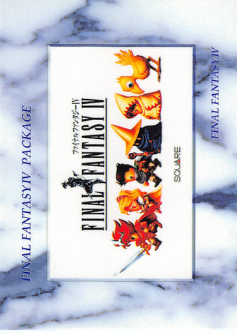 Final Fantasy Art Museum Trading Card - #019 Normal Art Museum Final Fantasy IV Package (Final Fantasy IV) (Final Fantasy IV Package Image) - Cherden's Doujinshi Shop - 1