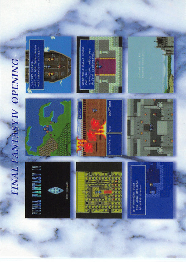 Final Fantasy Art Museum Trading Card - #020 Normal Art Museum Final Fantasy IV Opening (Final Fantasy IV) (Final Fantasy IV Opening Images) - Cherden's Doujinshi Shop - 1