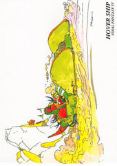 Final Fantasy Art Museum Trading Card - #022 Normal Art Museum Hover Ship (Final Fantasy IV) (Hovercraft) - Cherden's Doujinshi Shop - 1