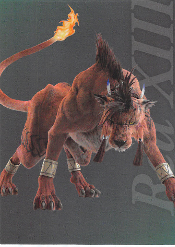 Final Fantasy Art Museum Trading Card - 1-023 Normal Art Museum Final Fantasy VII Anniversary Digital Plus Remake: Red XIII (Red XIII) - Cherden's Doujinshi Shop - 1