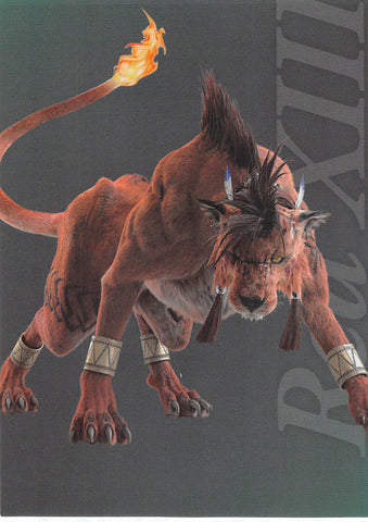 Final Fantasy Art Museum Trading Card - 1-023 Normal Art Museum Final Fantasy VII Anniversary Digital Plus Remake: Red XIII (Red XIII) - Cherden's Doujinshi Shop - 1