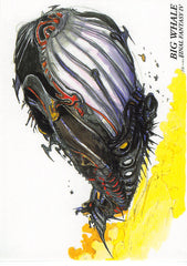Final Fantasy Art Museum Trading Card - #024 Normal Art Museum Big Whale (Final Fantasy IV) (Lunar Whale) - Cherden's Doujinshi Shop - 1