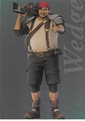 Final Fantasy Art Museum Trading Card - 1-026 Normal Art Museum Final Fantasy VII Anniversary Digital Plus Remake: Wedge (Wedge) - Cherden's Doujinshi Shop - 1