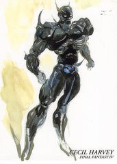 Final Fantasy Art Museum Trading Card - #028 Normal Art Museum Cecil Harvey (Final Fantasy IV) (Cecil Harvey) - Cherden's Doujinshi Shop - 1
