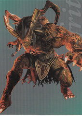 Final Fantasy Art Museum Trading Card - 1-037 Premium FOIL Art Museum Final Fantasy VII Anniversary Digital Plus Remake: Ifrit (Ifrit) - Cherden's Doujinshi Shop - 1