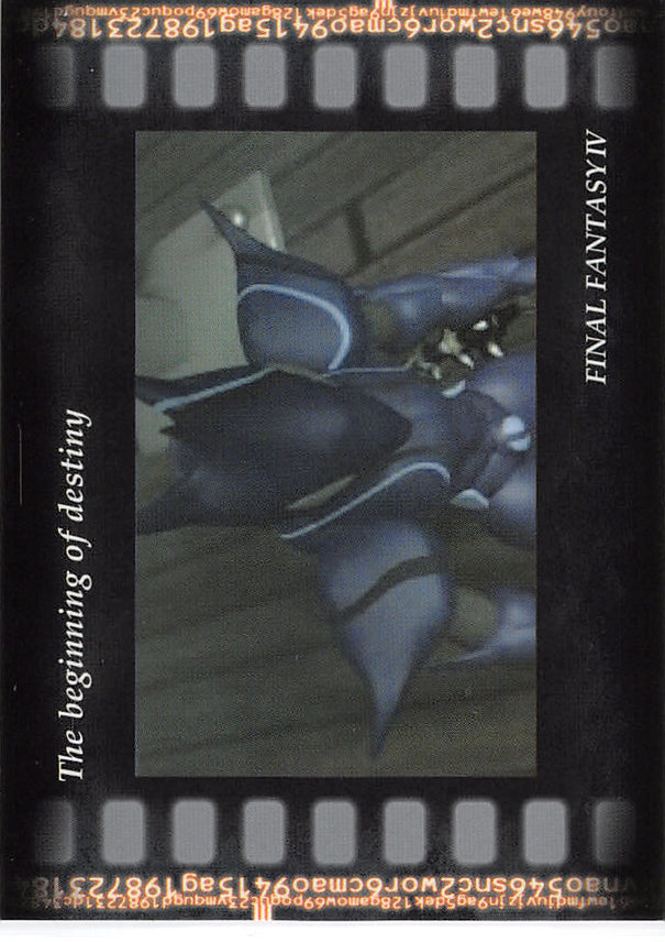 Final Fantasy Art Museum Trading Card - #046 Normal Art Museum The beginning of destiny (Final Fantasy IV) (Cecil Harvey) - Cherden's Doujinshi Shop - 1