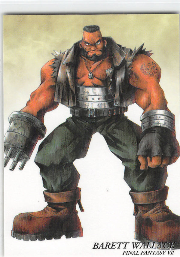 Final Fantasy Art Museum Trading Card - #066 Normal Art Museum Barett Wallace (Final Fantasy VII) (Barret Wallace) - Cherden's Doujinshi Shop - 1