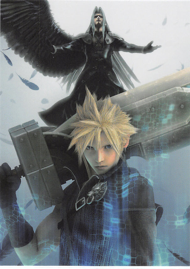 Final Fantasy Art Museum Trading Card - 1-075 Normal Art Museum Final Fantasy VII Anniversary Digital Plus Advent Children: KEY Visual 3 (Cloud Strife) - Cherden's Doujinshi Shop - 1