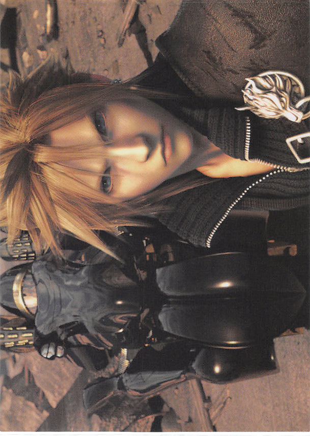 Final Fantasy Art Museum Trading Card - 1-077 Normal Art Museum Final Fantasy VII Anniversary Digital Plus Advent Children: KEY Visual 5 (Cloud Strife) - Cherden's Doujinshi Shop - 1