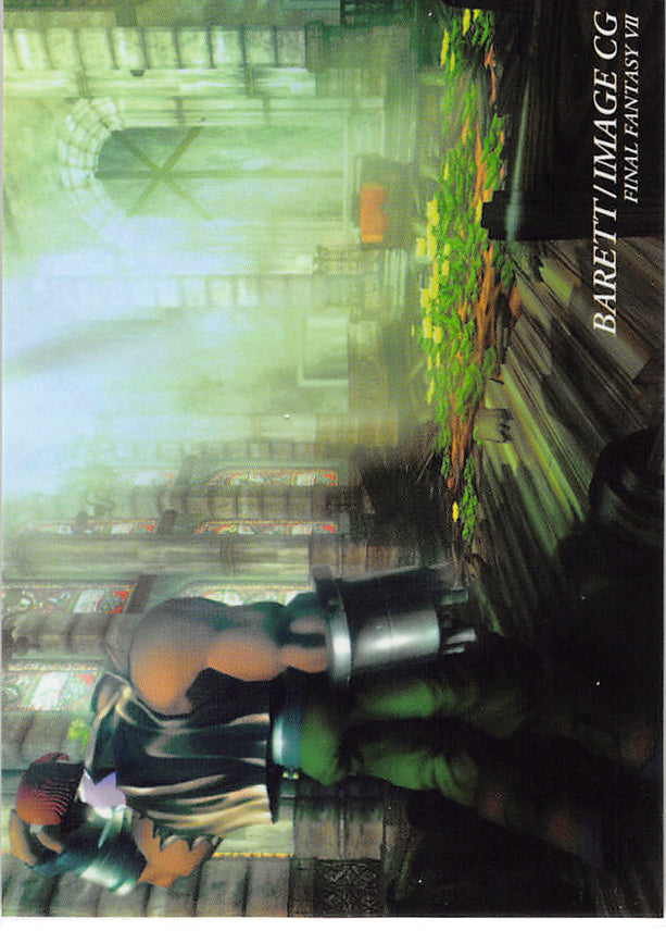 Final Fantasy Art Museum Trading Card - #084 Normal Art Museum Barett / Image CG (Final Fantasy VII) (Barret Wallace) - Cherden's Doujinshi Shop - 1