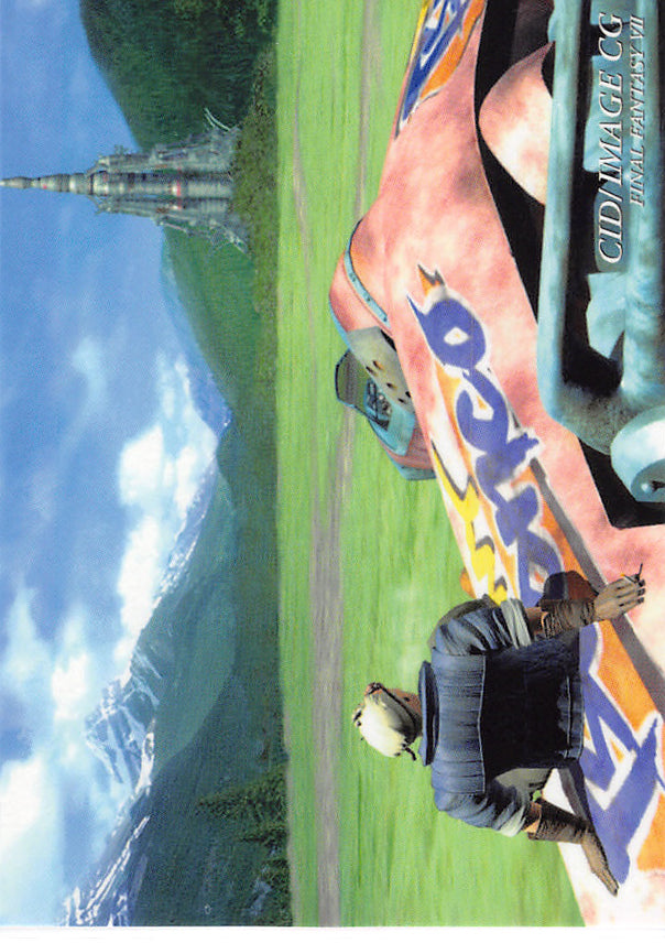 Final Fantasy Art Museum Trading Card - #087 Normal Art Museum Cid / Image CG (Final Fantasy VII) (Cid Highwind) - Cherden's Doujinshi Shop - 1