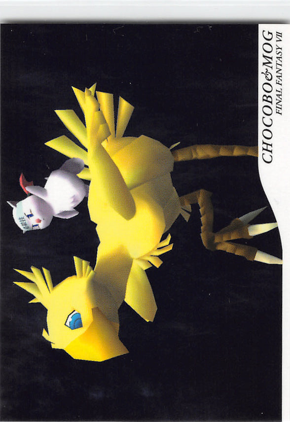 Final Fantasy Art Museum Trading Card - #091 Normal Art Museum Chocobo & Mog (Final Fantasy VII) (Chocobo) - Cherden's Doujinshi Shop - 1