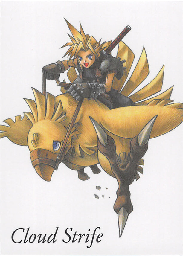 Final Fantasy Art Museum Trading Card - 1-091 Normal Art Museum Final Fantasy VII Anniversary Digital Plus: Cloud Strife (Cloud Strife) - Cherden's Doujinshi Shop - 1