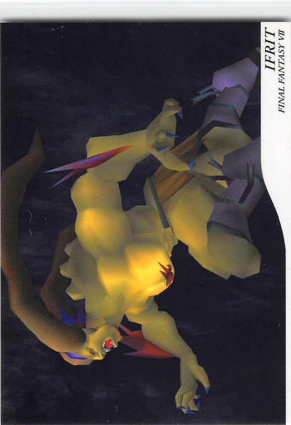 Final Fantasy Art Museum Trading Card - #092 Normal Art Museum Ifrit (Final Fantasy VII) (Ifrit) - Cherden's Doujinshi Shop - 1