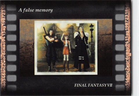 Final Fantasy Art Museum Trading Card - #118 Normal Art Museum A false memory (Final Fantasy VII) (Zack Fair) - Cherden's Doujinshi Shop - 1