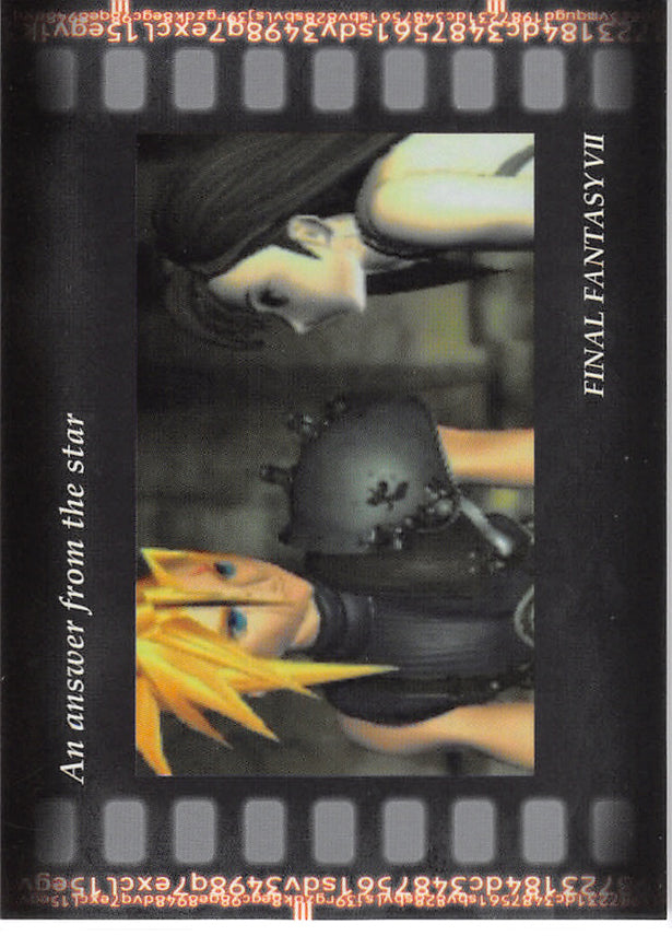 Final Fantasy Art Museum Trading Card - #126 Normal Art Museum An answer from the star (Final Fantasy VII) (Cloud Strife) - Cherden's Doujinshi Shop - 1