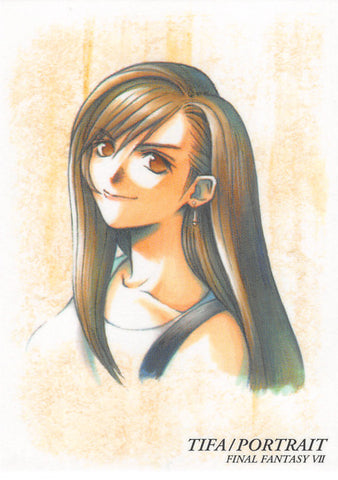 Final Fantasy Art Museum Trading Card - #131 Normal Art Museum Tifa / Portrait (Final Fantasy VII) (Tifa Lockhart) - Cherden's Doujinshi Shop - 1