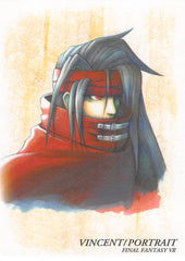 Final Fantasy Art Museum Trading Card - #134 Normal Art Museum Vincent / Portrait (Final Fantasy VII) (Vincent Valentine) - Cherden's Doujinshi Shop - 1