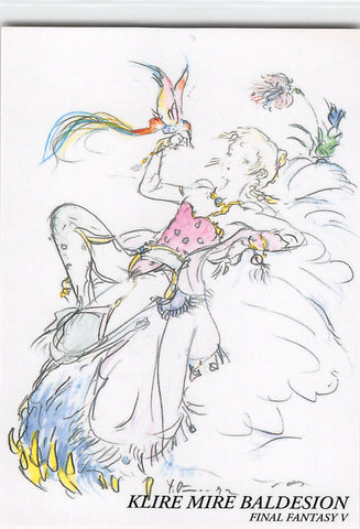 Final Fantasy Art Museum Trading Card - #168 Normal Art Museum Klire Mire Baldesion (Final Fantasy V) (Krile Mayer Baldesion) - Cherden's Doujinshi Shop - 1