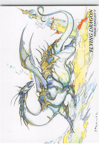 Final Fantasy Art Museum Trading Card - #179 Normal Art Museum Flying Dragon (Final Fantasy V) (Flying Dragon) - Cherden's Doujinshi Shop - 1