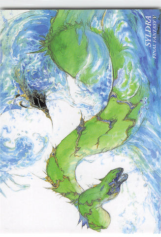Final Fantasy Art Museum Trading Card - #180 Normal Art Museum Syldra (Final Fantasy V) (Syldra) - Cherden's Doujinshi Shop - 1