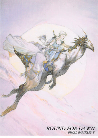 Final Fantasy Art Museum Trading Card - #181 Normal Art Museum Bound for Dawn (Final Fantasy V) (Bartz Klauser) - Cherden's Doujinshi Shop - 1