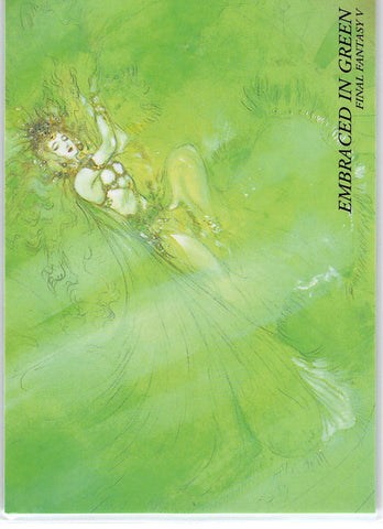 Final Fantasy Art Museum Trading Card - #188 Normal Art Museum Embraced in Green (Final Fantasy V) (Lenna Charlotte Tycoon) - Cherden's Doujinshi Shop - 1