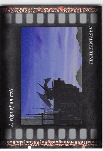 Final Fantasy Art Museum Trading Card - #199 Normal Art Museum A sign of an evil (Final Fantasy V) (Dragon) - Cherden's Doujinshi Shop - 1