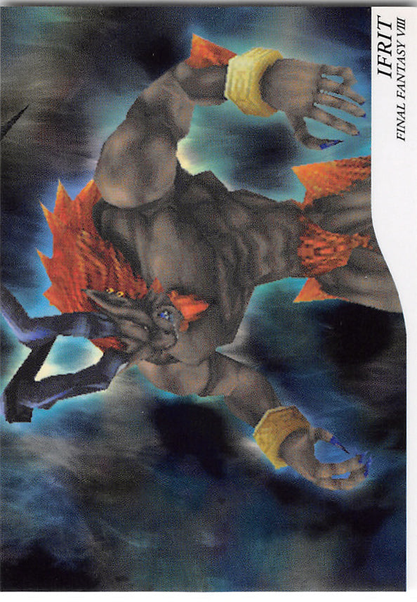 Final Fantasy Art Museum Trading Card - #244 Normal Art Museum Ifrit (Final Fantasy VIII) (Ifrit) - Cherden's Doujinshi Shop - 1