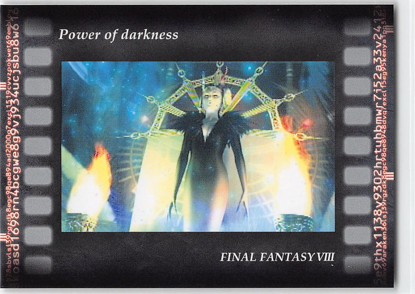 Final Fantasy Art Museum Trading Card - #256 Normal Art Museum Power of darkness (Final Fantasy VIII) (Edea Kramer) - Cherden's Doujinshi Shop - 1