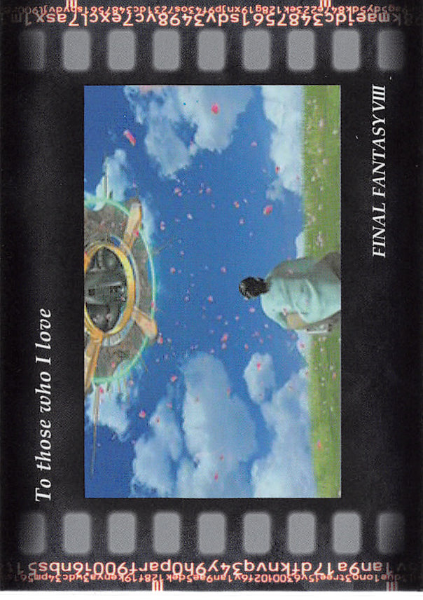 Final Fantasy Art Museum Trading Card - #270 Normal Art Museum To those who I love (Final Fantasy VIII) (Laguna Loire) - Cherden's Doujinshi Shop - 1