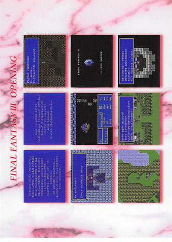 Final Fantasy Art Museum Trading Card - #290 Normal Art Museum Final Fantasy III Opening (Final Fantasy III) (Final Fantasy III Opening Images) - Cherden's Doujinshi Shop - 1