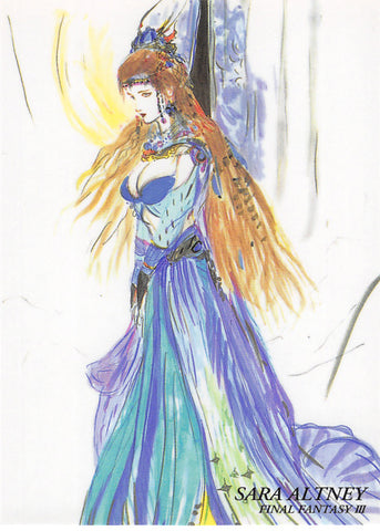 Final Fantasy Art Museum Trading Card - #299 Normal Art Museum Sara Altney (Final Fantasy III) (Sara Altney) - Cherden's Doujinshi Shop - 1