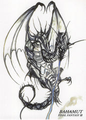 Final Fantasy Art Museum Trading Card - #312 Normal Art Museum Bahamut (Final Fantasy III) (Bahamut) - Cherden's Doujinshi Shop - 1