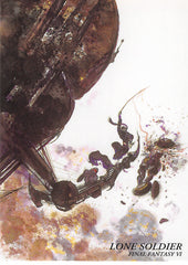 Final Fantasy Art Museum Trading Card - #326 Normal Art Museum Lone Soldier (Final Fantasy VI) (Shadow) - Cherden's Doujinshi Shop - 1