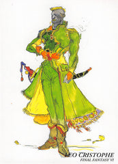 Final Fantasy Art Museum Trading Card - #348 Normal Art Museum Leo Cristophe (Final Fantasy VI) (Leo Cristophe) - Cherden's Doujinshi Shop - 1