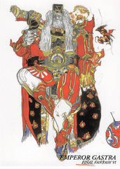 Final Fantasy Art Museum Trading Card - #351 Normal Art Museum Emperor Gastra (Final Fantasy VI) (Emperor Gestahl) - Cherden's Doujinshi Shop - 1