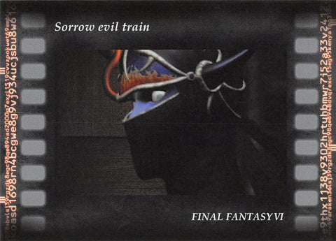 Final Fantasy Art Museum Trading Card - #355 Normal Art Museum Sorrow evil train (Final Fantasy VI) (Shadow) - Cherden's Doujinshi Shop - 1