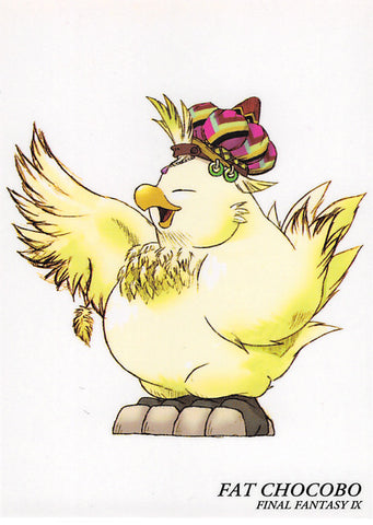Final Fantasy Art Museum Trading Card - #381 Normal Art Museum Fat Chocobo (Final Fantasy IX) (Fat Chocobo) - Cherden's Doujinshi Shop - 1