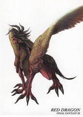 Final Fantasy Art Museum Trading Card - #387 Normal Art Museum Red Dragon (Final Fantasy IX) (Red Dragon) - Cherden's Doujinshi Shop - 1