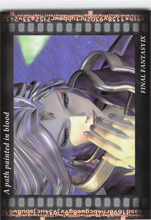 Final Fantasy Art Museum Trading Card - #403 Normal Art Museum A path painted in blood (Final Fantasy IX) (Kuja) - Cherden's Doujinshi Shop - 1