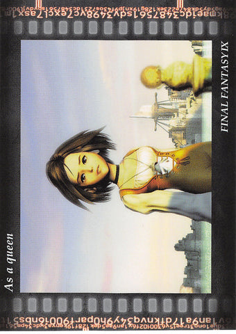 Final Fantasy Art Museum Trading Card - #408 Normal Art Museum As a queen (Final Fantasy IX) (Garnet) - Cherden's Doujinshi Shop - 1