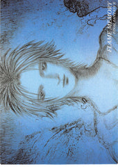 Final Fantasy Art Museum Trading Card - #454 Normal Art Museum Flame Memory (Final Fantasy X) (Tidus) - Cherden's Doujinshi Shop - 1