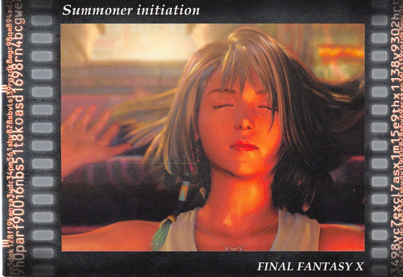 Final Fantasy Art Museum Trading Card - #491 Normal Art Museum Summoner initiation (Final Fantasy X) (Yuna) - Cherden's Doujinshi Shop - 1